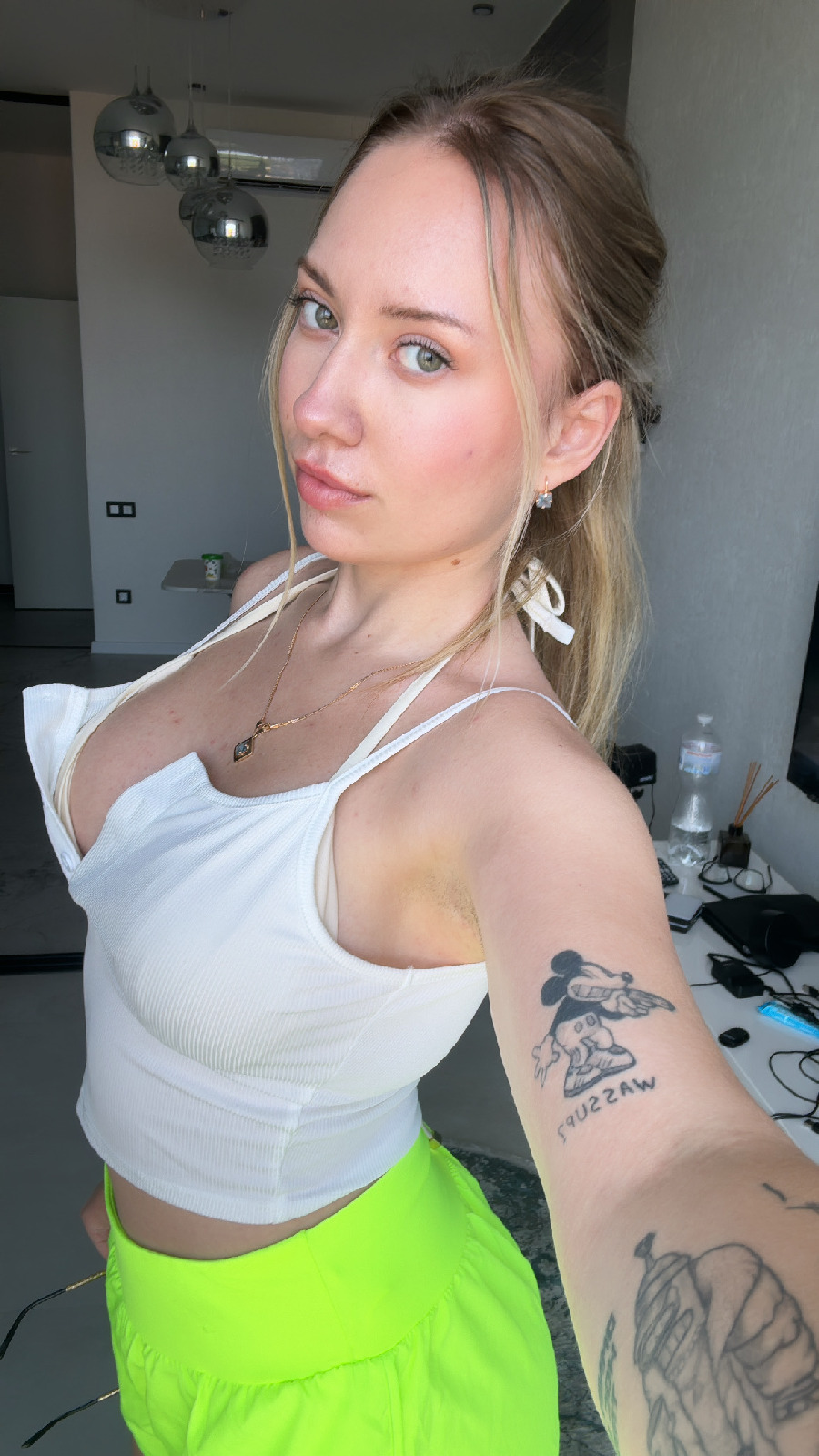 KateV in her underwear in Yerevan