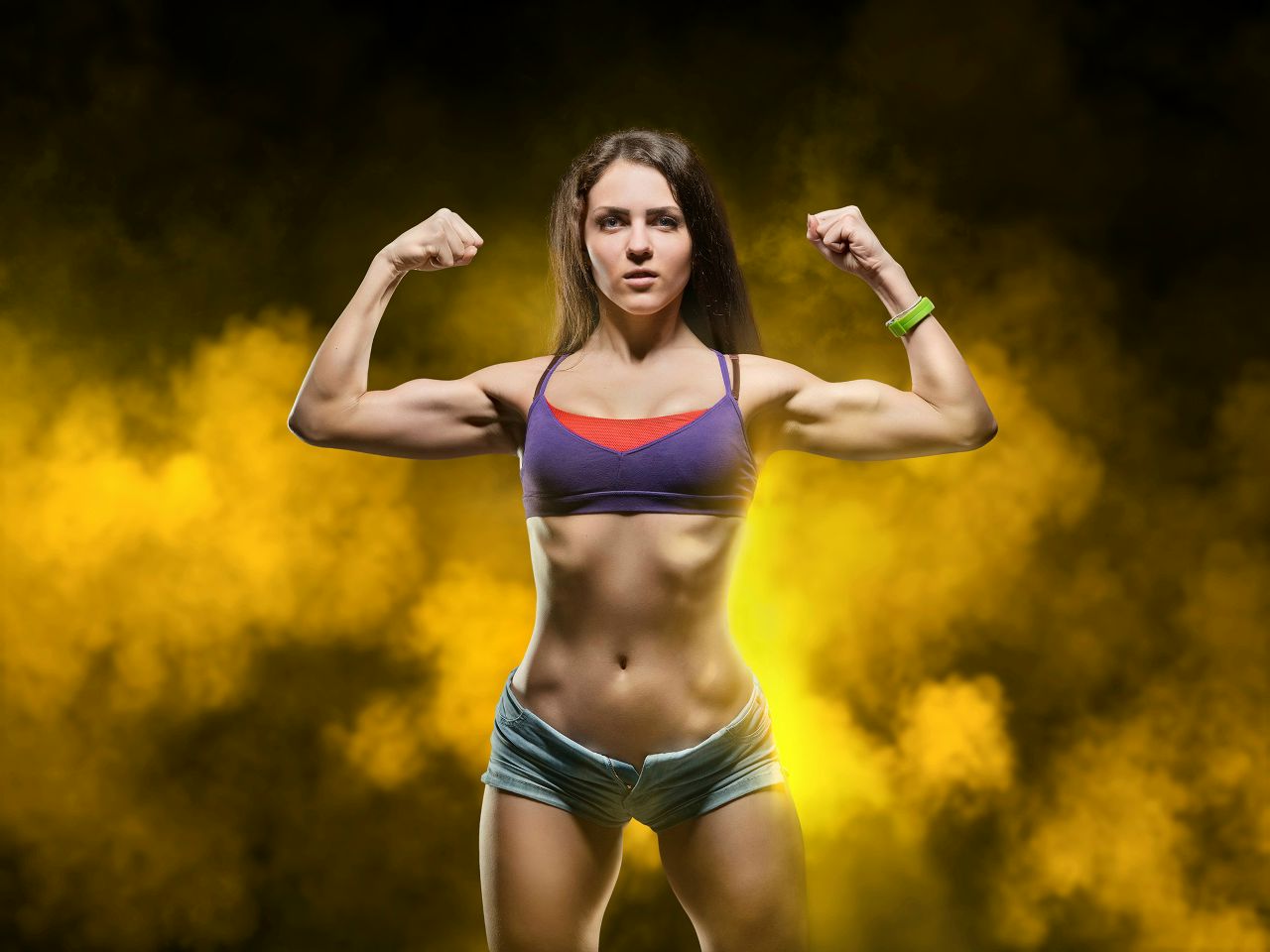 Athletic girls in Yerevan